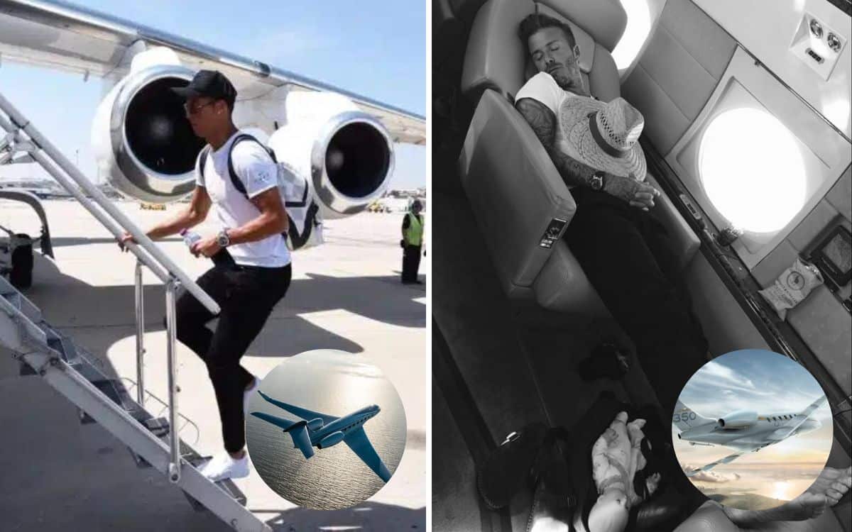 Cristiano Ronaldo's private jet is worth more than triple that of David Beckham