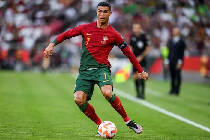  Ronaldo 39 tuổi vẫn chạy tốt trên tuyển quốc gia. Ảnh: GETTY. 