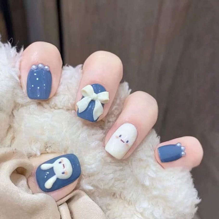 Easter Bunny Nail Designs